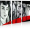 islandburner Bild Bilder auf Leinwand Audrey Hepburn Pop Art My Fair Lady XXL Poster Leinwandbild Wandbild Dekoartikel Wohnzimmer Marke