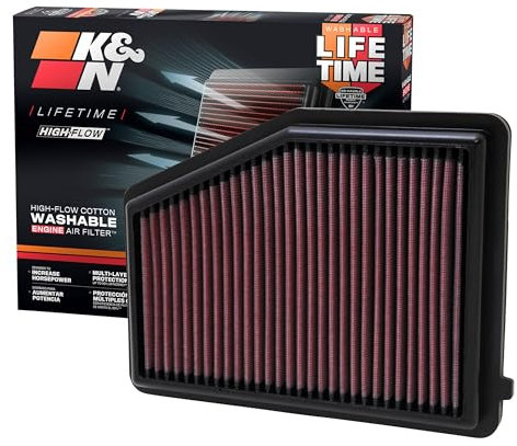 K&N 33-2468 Filtri Aria Sostitutivi Auto, Lavabile e Riutilizzabile