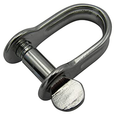 Stainless Steel Strip Dee Shackle 4MM (D Flat Rigging Marine Rope)