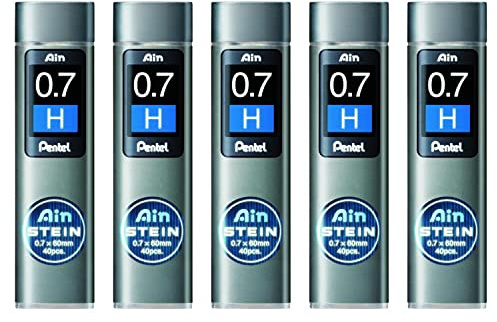 Pentel Ain Stein Druckbleistift führen 0,7 mm H 40 Minen (c277-h) 5 set