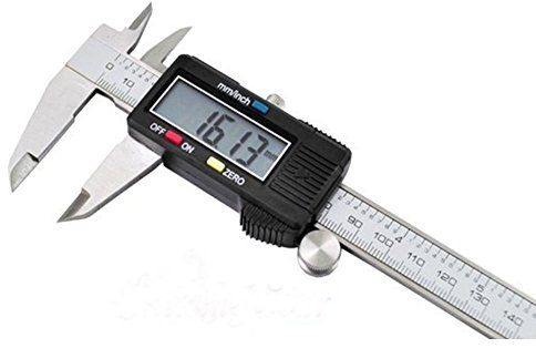 TEMPO DI SALDI Calibro Digitale a Corsoio In Acciaio 150mm Con Display Cd e Custodia Rigida