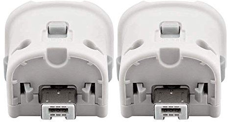 Motion Plus Adapter für Wii-Fernbedienung, Dotca RN07, 2 Stück Wii Motion Plus Adapter für Original Nintendo Wii Controller, Weiß