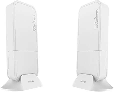 Mikrotik RBWAPG-60ADKIT Point d'accès réseaux locaux sans Fil 1000 Mbit/s Blanc Connexion Ethernet, supportant l'alimentation Via ce Port (PoE)