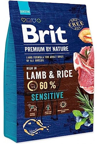 Brit Premium by Nature Sensitive Lamb Dry Dog Food Lamb Rice 3 kg