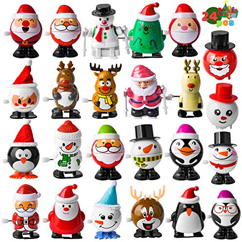 JOYIN 24 Stück Weihnachten Wind Up Toy Sortimente Stocking Stuffers für Weihnachten Party Favor Supply Zubehör