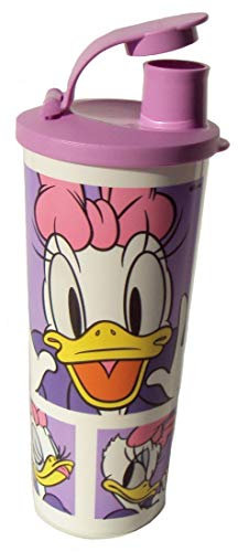 Tupperware Trinkbecher mit Klappdeckel, 473 ml, Gänseblümchen, Entenrosa