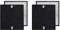 PUREBURG Confezione da 2 filtri combinati di ricambio compatibili con purificatori d'aria Philips AC4080/10, numero di parte AC4158/00