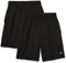 Amazon Essentials Herren Weit geschnittene Performance-Funktionsshorts (erhältlich in Big & Tall), 2er-Pack, Schwarz, 3XL Große Größen