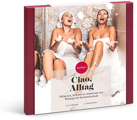 mydays Geschenkbox Ciao, Alltag, Reise-Gutschein für 1-2 Personen, an ca. 1400 Orten