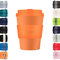 Ecoffee Cup 12oz 350ml Reusable Eco-Friendly 100% Plant Based Coffee Cup with Silicone Lid & Sleeve - Melamine Free & Biodegradable Dishwasher/Microwave Safe Travel Mug, Alhambra