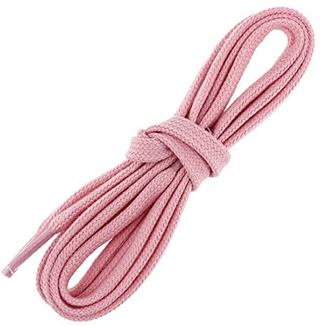 Les Lacets Français. Lacets plats et épais. Sneakers, Coton. Rose oeillet. 90cm FABRIQUE EN FRANCE
