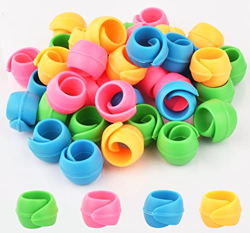 Fayvosiue 40 Pack Faden Spool Savers,Spool Huggers für Nähmaschine und Stickmaschine.verhindern Fadenschwänze ausbreiten Keine losen Enden oder Linie endet