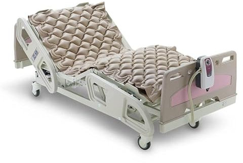 VentadeColchones – Colchón Antiescaras de Aire con compresor para escaras Grado I, 198 x 86 x 6,4 cm, 130 Celdas, PVC Sanitario, Eficacia Terapéutica Domus 1