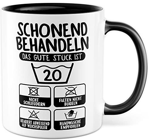 20 Jahre Tasse Geburtstag Geschenkidee Geburtstagsfeier Kaffeetasse Geschenk für Zwanzigjährige Kaffeebecher Zwanzig Becher (20 Jahre)