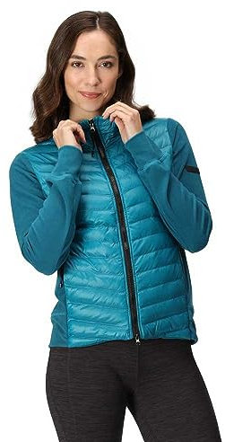 Regatta Damen Hybrid-Jackenmantel Gepolsterter Mantel, Glfstrm (Schwarz), 40