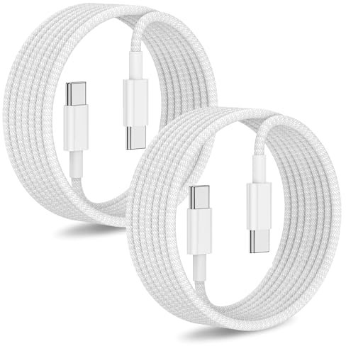 For iPhone16/15 USB C to USB C Fast Charging Cord,Type C to Type C 3M【Apple MFi Certified】 Nylon Braided Apple Charger Cable for iPhone16/ 15/MacBook/iPad Air/Mini/Pro/Samsung 23