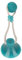 Liuyoyo Chew Toys Suction Cup Dog Tug Rope ToySuction Cup Dog Tug Toy Teeth Cleaning Chewing Interactive Puppy Pull Toy for Yard Home(Green Ball Shape)