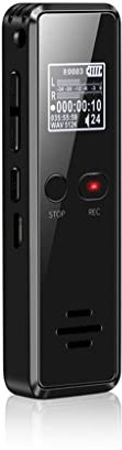 BYERZ n/a Micro enregistreur numérique à Commande vocale Dictaphone Enregistrement Audio Longue Distance Lecteur MP3 Réduction du Bruit Enregistrement WAV