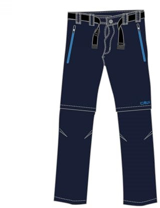 CMP Kid Zip Off Pant B.Blue-River - 116