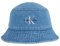 Calvin Klein Damen Bucket Hatk60K611980 Schlapphut, Blue (Denim), Einheitsgröße