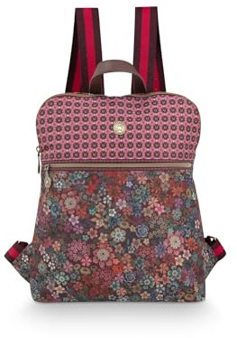 Pip Studio Finlee Backpack Tutti i Fiori Red 28x11x36cm