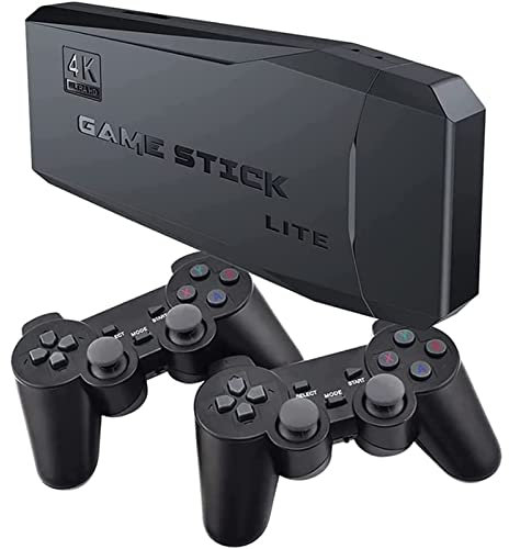 GTHLKU Consola De Juegos Plug and Play 64g, Consolas De Juegos Retro Inalámbricas Ps1, 20000 Juegos Clásicos Integrados, Compatible con Ps1 FC MD CPS Atari Etc 9 Simuladores