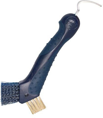 Imperial Riding IRH Horse Hoof Pick & Brush (One Size) (Navy)