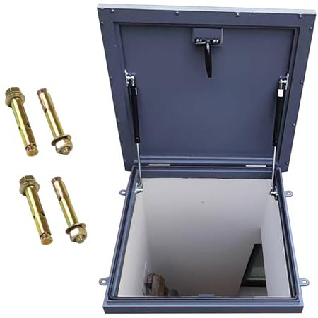 Dachfensterabdeckung Verzinkte Pulverbeschichtete Stahldachluke - 20 24 26 28 32 34 36 38 40Zoll Kellerfenster Brunnenabdeckungen - Dachluke Aus Rostfreiem Stahl Leicht Zu Montieren(24x40in(61x101.6cm