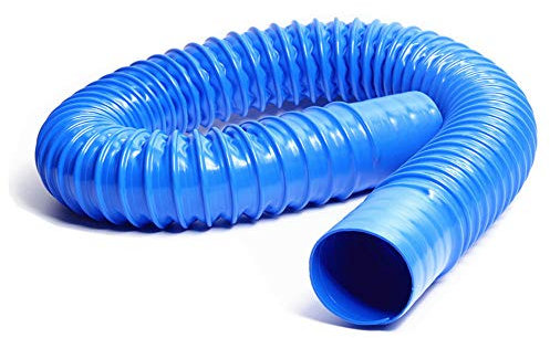 Blauer PVC-Luftkanalschlauch, 50 mm Innendurchmesser, 1 m, gewellter Lüftungsschlauch zum Staubsaugen, Staubsaugen, Holzbearbeitung, Hardware-Zubehör