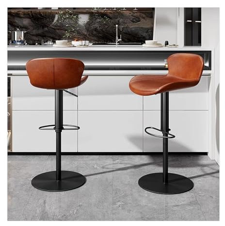 SDA287MZ Küchenhocker Licht Luxus Leder Hebe Bar Stuhl Rückenlehne Rotierenden Bar Stuhl Hohen Fuß Hocker Stuhl Club Bar Stuhl Haushalt Esszimmer Stuhl Barstuhl