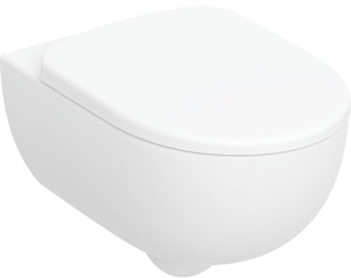 VASO SOSPESO GEBERIT SELNOVA PREMIUM RIMFREE COMPLETO DI SEDILE TERMOINDURENTE