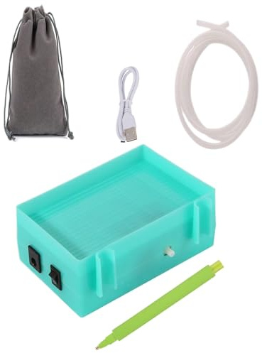 Electric Painting, Painter Vacuum Art Pen, Electric Painting Pen with Storage Compartment, Without Wax Automatic Craft Tool Kit for Embroidery, Hobby Artists Drawing