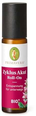 PRIMAVERA Zyklus Akut Roll-On bio 10 ml - Aromatherapie für unterwegs - vegan