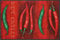 wash+dry Fußmatte, Hot Chilli 50x75 cm, innen und außen, waschbar