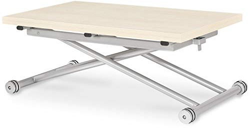 INTENSE DECO Table Basse relevable Philadelphia Imitation Chêne Clair