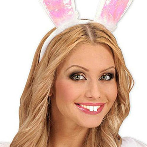 NET TOYS Dents de Lapin Dents Lapin Blanches Dents de Bunny Fausses Dents Petit Lapin Dents de Carnaval Accessoire déguisement Lapin