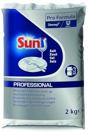 Sun Professionnel Sel Régénérant pour lave vaisselle, 2 kg, Sans parfum