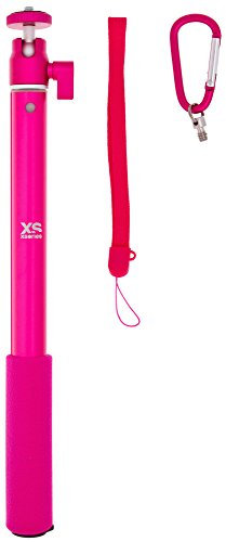 Xsories - Perche Selfie Stick extensible Monopod téléscopique BIG U-SHOT - Rose