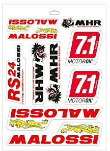 Hoja de adhesivos Malossi variados - 24,7x35 cm 33 9779