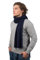 Dalle Piane Cashmere - Schal aus 100% Kaschmir - Made in Italy - für Mann/Frau, Farbe: Blau, Einheitsgröße