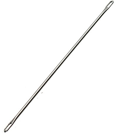GOZAR Titan stål en dubbel ögonöverföring nål för 9 cm skrymmande stickmaskin