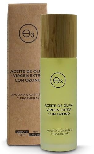 OZONO D'OR - Huile ozonisée 100% Naturelle et Bio. Cicatrisant et régénérant pour les peaux atopiques, | Huile corps Bio Oil avec ozone. | 100 ml
