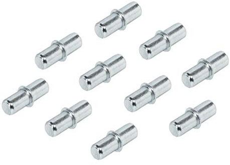 Gedotec Regal-Dübel Küche Tablarträger für Regalsystem Regal-Halter für Wand-Regal - H3103 | Stahl glanzverzinkt | Bohr-Ø 5 mm | 50 Stück
