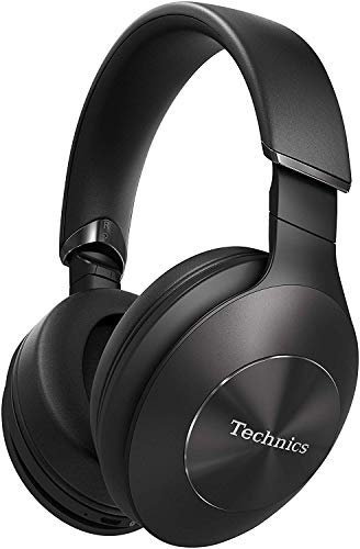 Technics EAH-F50BE-K Cuffie a Padiglione Bluetooth Premium, Hi-Res Audio, Funzionamento Smart, Assistente Vocale, Pieghevoli, Nero