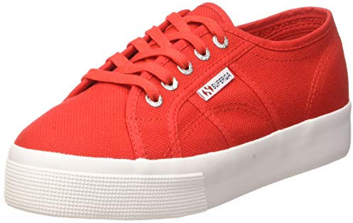 SUPERGA 2730-cotu, Scarpe da Ginnastica Basse Unisex-Adulto, Red White, 42.5 EU