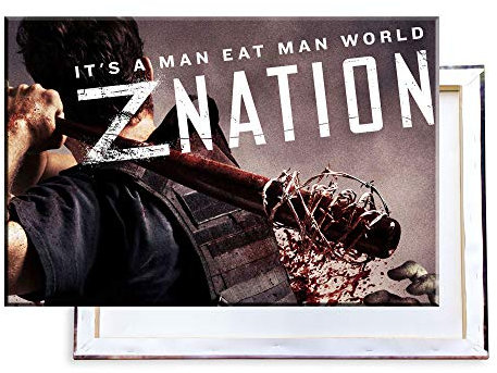 Unified Distribution Z Nation - 120x80 cm Kunstdruck auf Leinwand • erstklassige Druckqualität • Dekoration • Wandbild