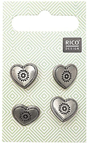 Rico Design Trachtenknopf Herz