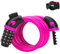 Nean Fahrradschloss Fahrradschloss Lang Fahradschloss Fahrrad Schloss Fahrradschloss Mit Halterung Schloss Fahrrad Fahrradschloss Zahlen Fahrradschloss Zahlenschloss pink,Freesize