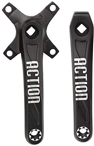 Outbit Manovella per Bicicletta - 2 Pezzi in Lega di Alluminio Sinistra e Destra Accessori per Biciclette per Mountain Bike 170mm Forte Resistenza Assiale per Riparazioni Mountain Bike