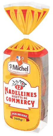 St Michel 12 Madeleines Recette de Commercy Pur Beurre 300 g (L'emballage peut varier)